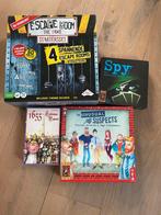 4 bordspellen: Spy, Unusual suspects, escape room, 1655, Hobby en Vrije tijd, Gezelschapsspellen | Bordspellen, Een of twee spelers