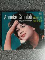CD ANNEKE GRÖNLOH - WARM IS DE LIEFDE (2CD), Ophalen of Verzenden, Gebruikt, Levenslied of Smartlap