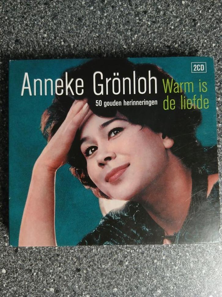 CD ANNEKE GRÖNLOH - WARM IS DE LIEFDE (2CD), Cd's en Dvd's, Cd's | Nederlandstalig, Gebruikt, Levenslied of Smartlap, Ophalen of Verzenden