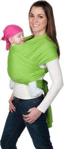 Draagdoek ByKay appelgroen stretch., Kinderen en Baby's, Babydragers en Draagdoeken, Overige merken, Draagdoek, Buik of Rug, Ophalen of Verzenden