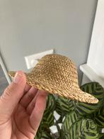 Klein riet rieten rotan hoed hoedje decoratie deco, Ophalen of Verzenden, Zo goed als nieuw