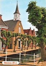 Sloten, Ned. Herv. Kerk met Pastorie, Verzamelen, Ansichtkaarten | Nederland, Ophalen of Verzenden, 1980 tot heden, Ongelopen