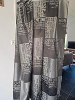 Overgordijnen voor roede grijs nette staat, Ophalen, Gebruikt, 200 cm of meer, 200 cm of meer