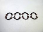 Kawasaki ZZR1100 uitlaat klem set klemmen ZZR 1100 C kransen, Ophalen of Verzenden, Gebruikt