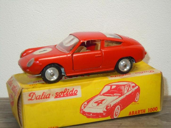 Abarth 1000 - Dalia Solido 21 Spain 1:43, Hobby en Vrije tijd, Modelauto's | 1:43, Zo goed als nieuw, Auto, Solido, Verzenden