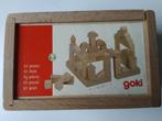 GOKI miniatuur blokkendoos, houten bouwstenen, Ophalen of Verzenden, Zo goed als nieuw, Overige typen