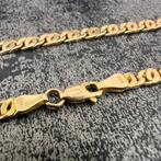 14k gouden ketting valkenoog schakel 14 karaat goud, Sieraden, Tassen en Uiterlijk, Kettingen, Ophalen of Verzenden, Zo goed als nieuw