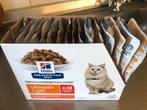 16 zakjes natvoer HILLS c/d URINAIRY CARE stress kip en zalm, Ophalen of Verzenden, Kat
