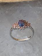 Edelopaal opaal zwart saffier geel beschermt geluk welvaart, Sieraden, Tassen en Uiterlijk, Ringen, Nieuw, Ophalen of Verzenden