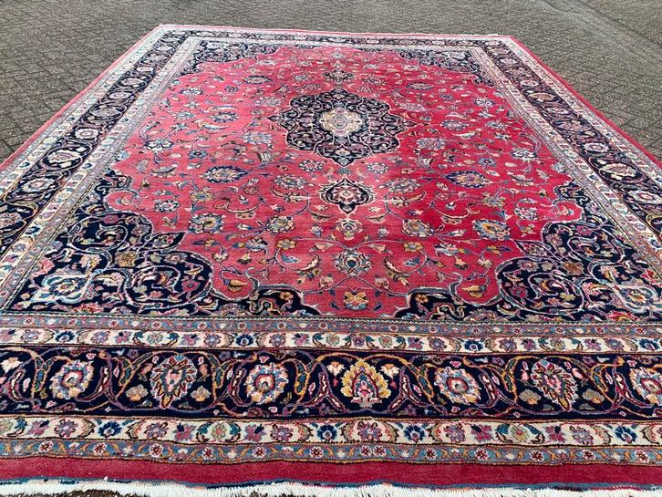 origineel handgeknoopt perzisch mashad tapijt, Huis en Inrichting, Stoffering | Tapijten en Kleden, Gebruikt, 200 cm of meer, 200 cm of meer