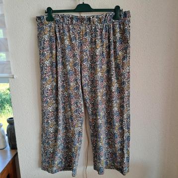 Multicolour tricot broek met wijde pijpen, mt 52/54 beschikbaar voor biedingen