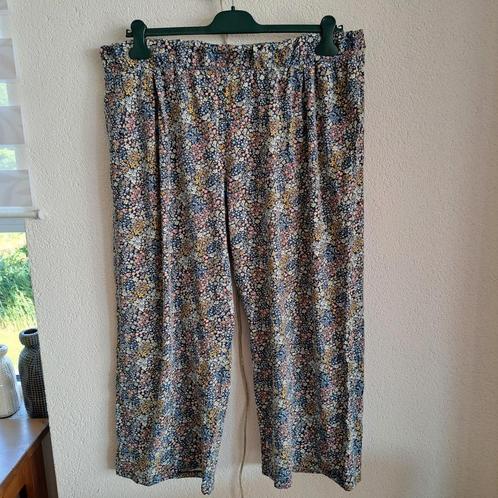 Multicolour tricot broek met wijde pijpen, mt 52/54, Kleding | Dames, Grote Maten, Zo goed als nieuw, Broek of Spijkerbroek, Ophalen of Verzenden