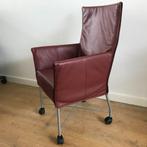 4 ZGAN Montis Chaplin stoel chair leer brique design modern, Huis en Inrichting, Stoelen, Ophalen, Leer, Zo goed als nieuw, Nvt