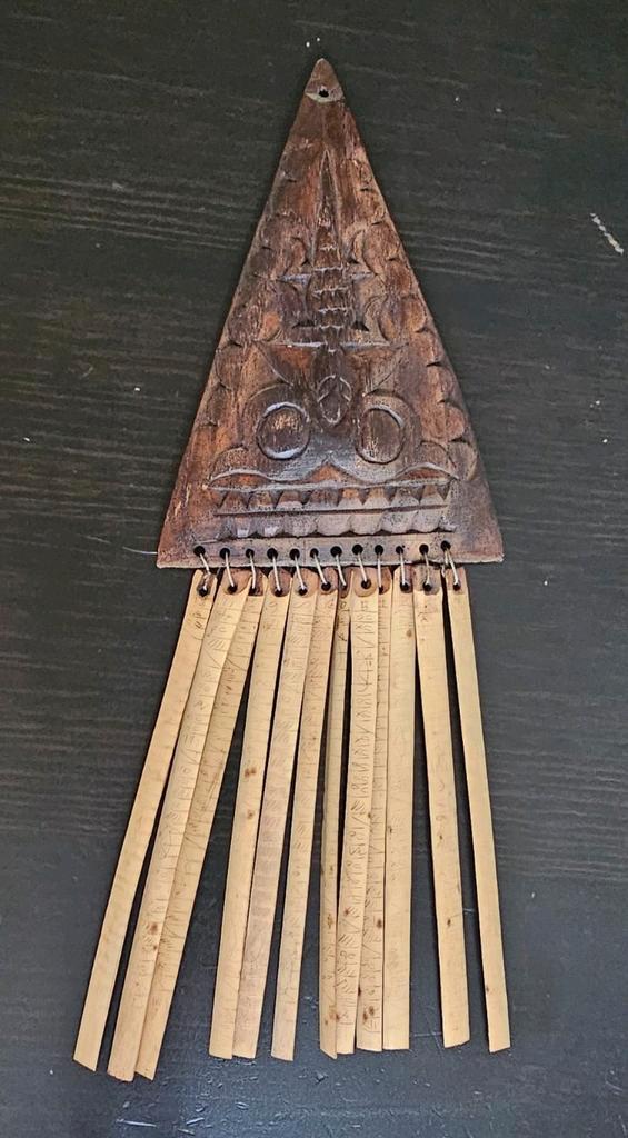 Batak sjamaan pustaha kalender uit Sumatra Indonesië, Antiek en Kunst, Kunst | Niet-Westerse kunst, Ophalen of Verzenden