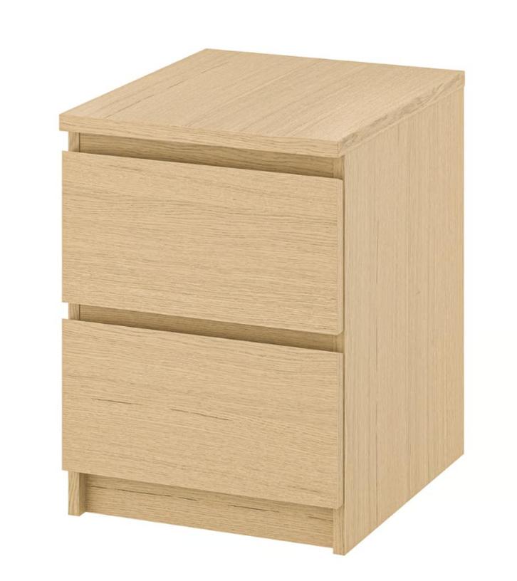 2x IKEA MALM Ladekast, Huis en Inrichting, Kasten | Ladekasten, Zo goed als nieuw, Minder dan 100 cm, 50 tot 100 cm, 25 tot 50 cm