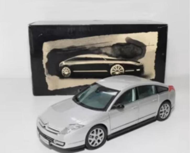 Citroen C6 Zilver 2009 SCHAAL 1/18 NOREV ref. 181151, Hobby en Vrije tijd, Modelauto's | 1:18, Nieuw, Auto, Norev, Verzenden
