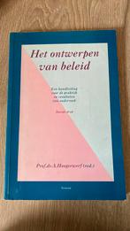 Het ontwerpen van beleid, Maatschappij en Samenleving, Ophalen of Verzenden, Zo goed als nieuw, Nederland