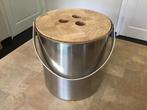 “STELTON”DESIGN XL DESIGN IJSEMMER RVS+TEAK “ARNE JACOBSSEN”, Ophalen of Verzenden