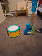 Trommel en Gitaar Speelgoed Set, Kinderen en Baby's, Speelgoed | Educatief en Creatief, Ophalen, Gebruikt, Ontdekken, Met geluid