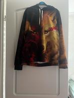 Trui van een wolf geel/rood, Kleding | Heren, Truien en Vesten, Ophalen of Verzenden, Zo goed als nieuw, Maat 48/50 (M), Rood
