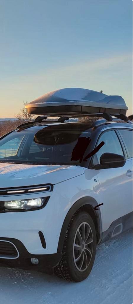 Grote Dakkoffer 400L met T-adapter, Auto diversen, Dakkoffers, Gebruikt, Ophalen of Verzenden