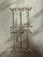Set van 6 Verzilverde Messenleggers WMF Klassiek Kruismodel, Ophalen, Zilver