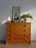 Vintage Deense ladekast jaren '70, Huis en Inrichting, Kasten | Ladekasten, Ophalen, Gebruikt, 50 tot 100 cm, 3 of 4 laden