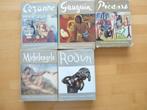 Cezanne, Gaugin, Picasso, Michelangelo, Rodin, 5 kunstboeken, Ophalen of Verzenden, Gelezen