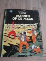 stripboek. De avonturen van Kuifje. Mannen op de maan. 1954., Gelezen, Eén stripboek, Ophalen of Verzenden, Casterman