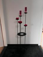 Hoge kandelaar voor 5 kaarsen, Ophalen of Verzenden, Zo goed als nieuw, Metaal, 75 cm of meer