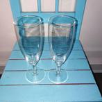 Moet & Chandon champagne glaasjes set van 2 stuks, Ophalen, Glas of Glazen, Gebruikt, Glas