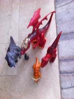 Set Dinosaurussen 4 stuks beweegbaar + licht, Kinderen en Baby's, Speelgoed | Actiefiguren, Ophalen of Verzenden, Zo goed als nieuw