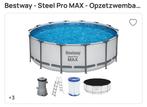 Opzetzwembad Bestway incl. warmtepomp, Gebruikt, Rond, 300 cm of meer, Opzetzwembad
