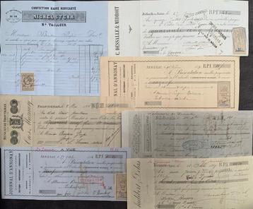 Frans fiscaal postzegels - Recu beschikbaar voor biedingen