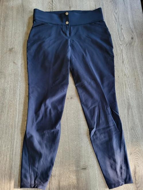 Rijbroek HKM Blauw. Brede taille. Maat 42.  Siliconen zit., Dieren en Toebehoren, Paardrijkleding, Zo goed als nieuw, Dames, Onderkleding