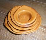 Als nieuw: bruine kaarsenstandaard van Riverdale, Huis en Inrichting, Woonaccessoires | Kandelaars en Kaarsen, Overige materialen