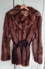 Nerts bontjas L NIEUWSTAAT, Bruin, Maat 42/44 (L), Ophalen of Verzenden, Nvt