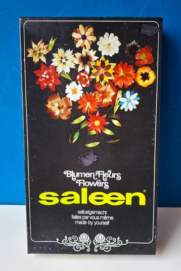 Retro knutselpakket Bloemen maken/Saleen Blumen  beschikbaar voor biedingen