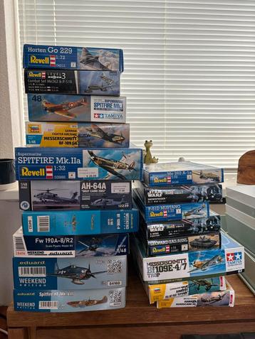 Niet geopende modelbouwdozen beschikbaar voor biedingen