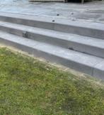 Restant traptredes beton 3 stuks  donkergrijs 100x35x15, Tuin en Terras, Ophalen, Overige typen, Nieuw, Minder dan 5 m²
