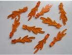 nr. 5862, 10 Transparante oranje vlammetjes. Verzenden kan., Kinderen en Baby's, Speelgoed | Duplo en Lego, Ophalen, Zo goed als nieuw
