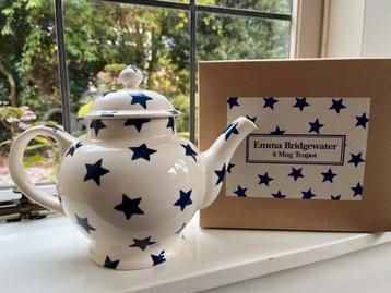 Nieuw! Blue Star 4 cup Teapot, Emma Bridgewater- cadeau beschikbaar voor biedingen