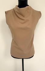 NIEUW! Aimee the Label dames top sierlijke hoge hals sand XS, Verzenden, Beige, Nieuw, Zonder mouw