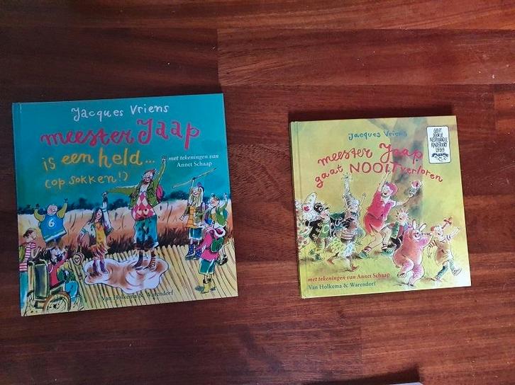 80 /     Meester Jaap van Jacques Vriens, Boeken, Kinderboeken | Jeugd | onder 10 jaar, Zo goed als nieuw, Fictie algemeen, Ophalen of Verzenden