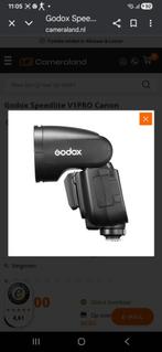 Flitser voor Canon, Audio, Tv en Foto, Fotografie | Flitsers, Ophalen, Zo goed als nieuw, Canon, Kantelbaar