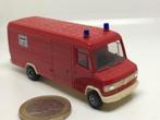 Brandweer Mercedes 609 D Lang, Herpa, Ophalen of Verzenden, Gebruikt, Bus of Vrachtwagen, Herpa
