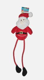 KERST!  Hondenspeelgoed   " Kerstman knuffel Long Legs  ", Dieren en Toebehoren, Hondenspeelgoed, Ophalen of Verzenden, Nieuw
