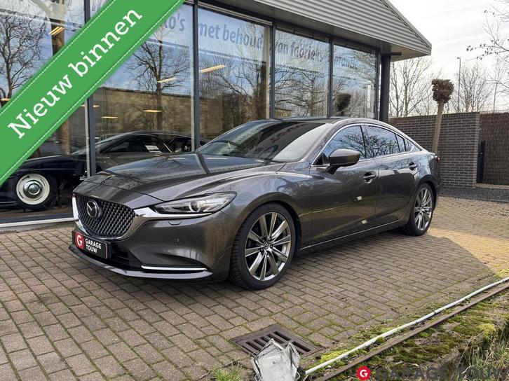 Mazda 6 2.5 SkyActiv-G 194 Signature Orig NL, VOL!, Auto's, Mazda, Bedrijf, Te koop, 360° camera, ABS, Adaptive Cruise Control