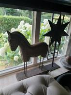 Prachtig houten paard op statief, Ophalen of Verzenden, Nieuw