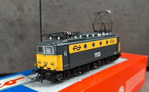 Roco NS 1100 HO 1113 DC geel-grijs (63656), Hobby en Vrije tijd, Modeltreinen | H0, Nieuw, Locomotief, Gelijkstroom, Roco, Analoog